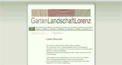 Desktop Screenshot of gartenlandschaftlorenz.de